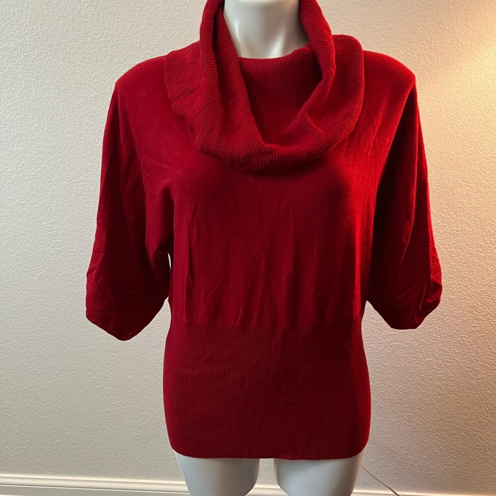 Metric Cowl Neck Sweater